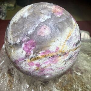 Pink Tourmaline Sphere